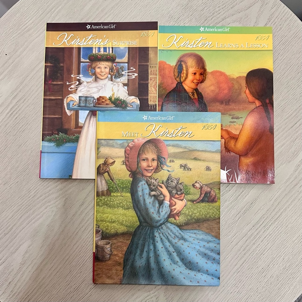 American Girl Kirsten Book Trio